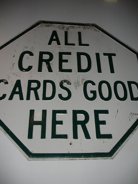 Credit sign